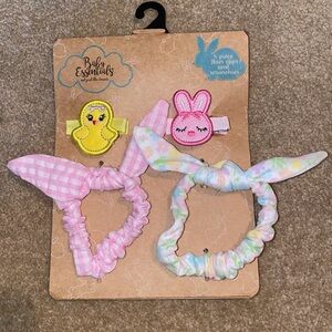 Baby Essentials Easter bow hair clips hair accessories scrunchie easter bunny
